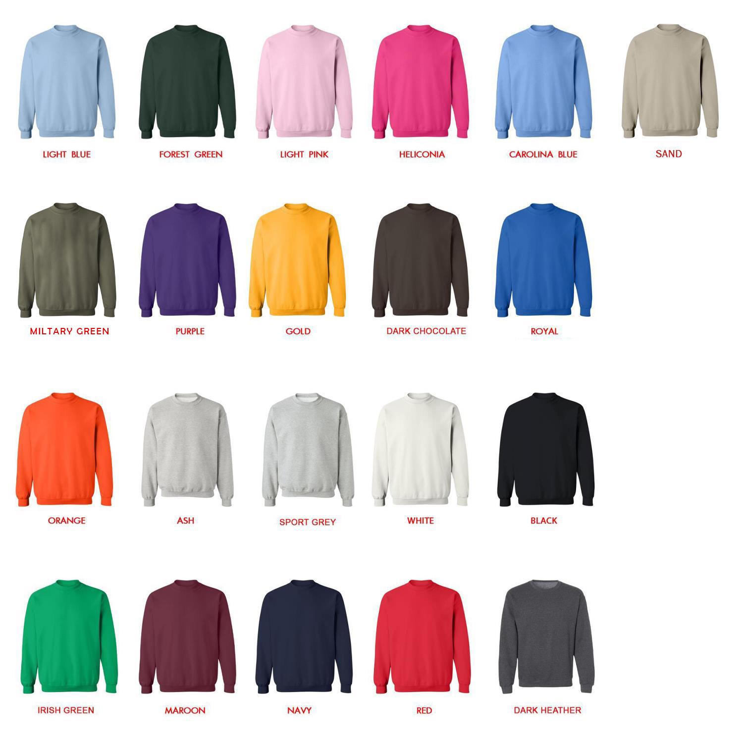 sweatshirt color chart - The Last Of Us UK Store